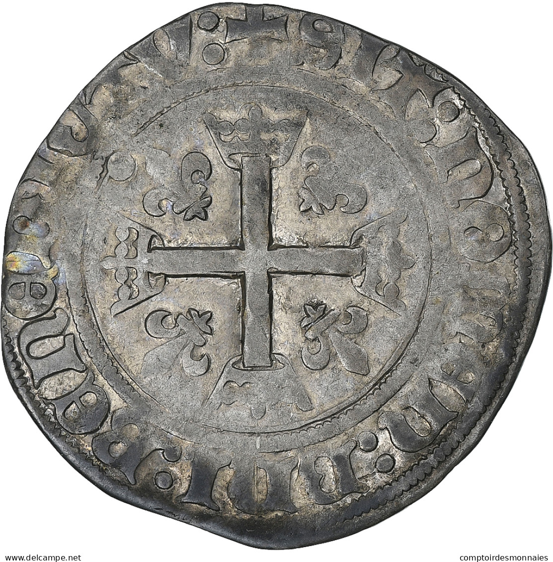 France, Charles VIII, Karolus, 1488-1498, Paris, TB+, Billon, Duplessy:593 - 1483-1498 Karl VIII. Der Freundliche