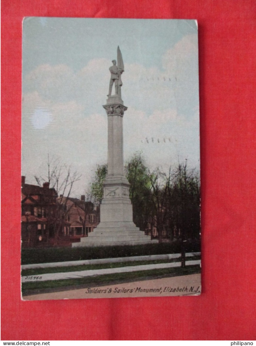 Soldiers & Sailors Monument.  Elizabeth - New Jersey > Elizabeth  Ref 6270 - Elizabeth