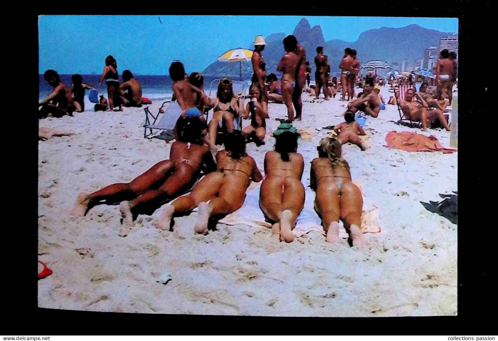 Cp, Pin Ups, Pin Up, Brasil, Brésil, Rio De Janeiro, Ipanema Beach, Voyagée 1990 - Pin-Ups