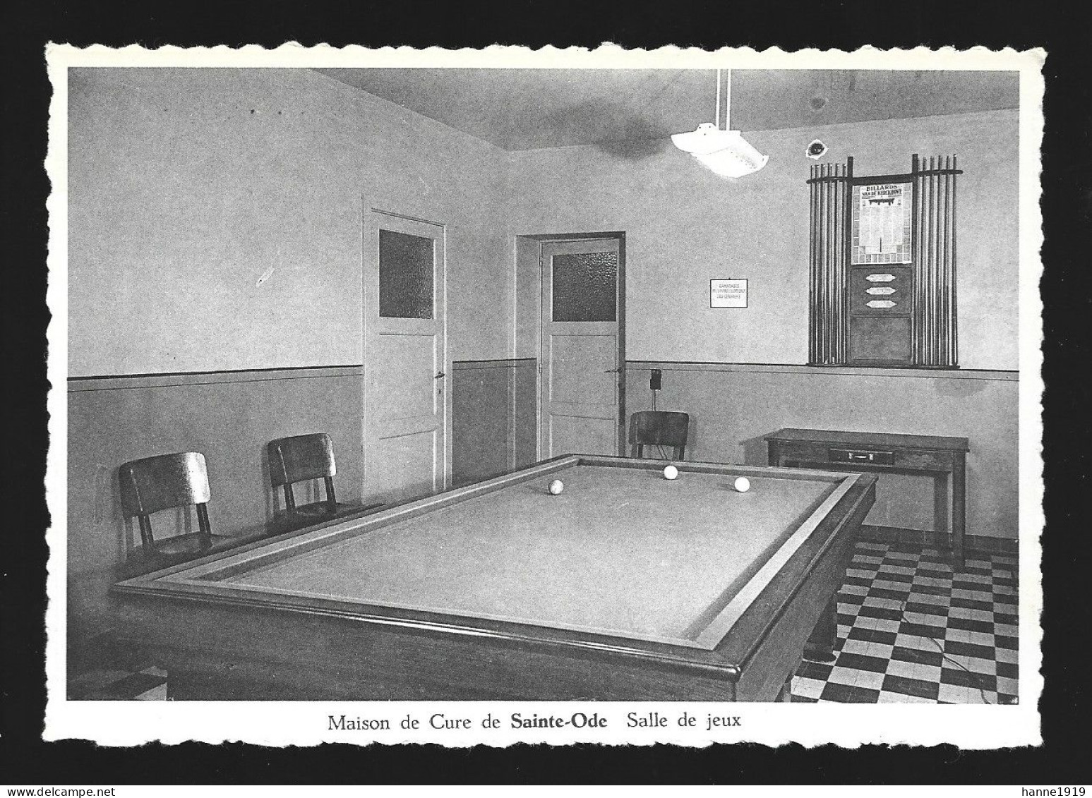 Sainte Ode Maison De Cure Salle De Jeux Biljart Billiard Luxembourg Htje - Sainte-Ode