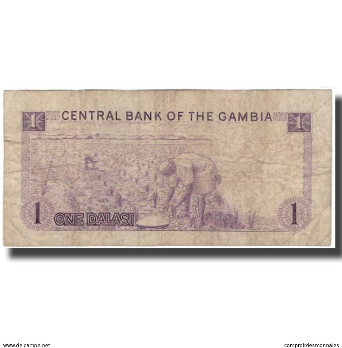 Billet, The Gambia, 1 Dalasi, KM:4g, TB - Gambia