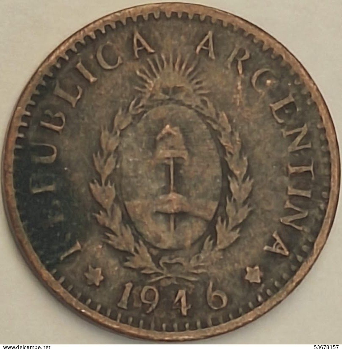 Argentina - Centavo 1946, KM# 37a (#2734) - Argentine