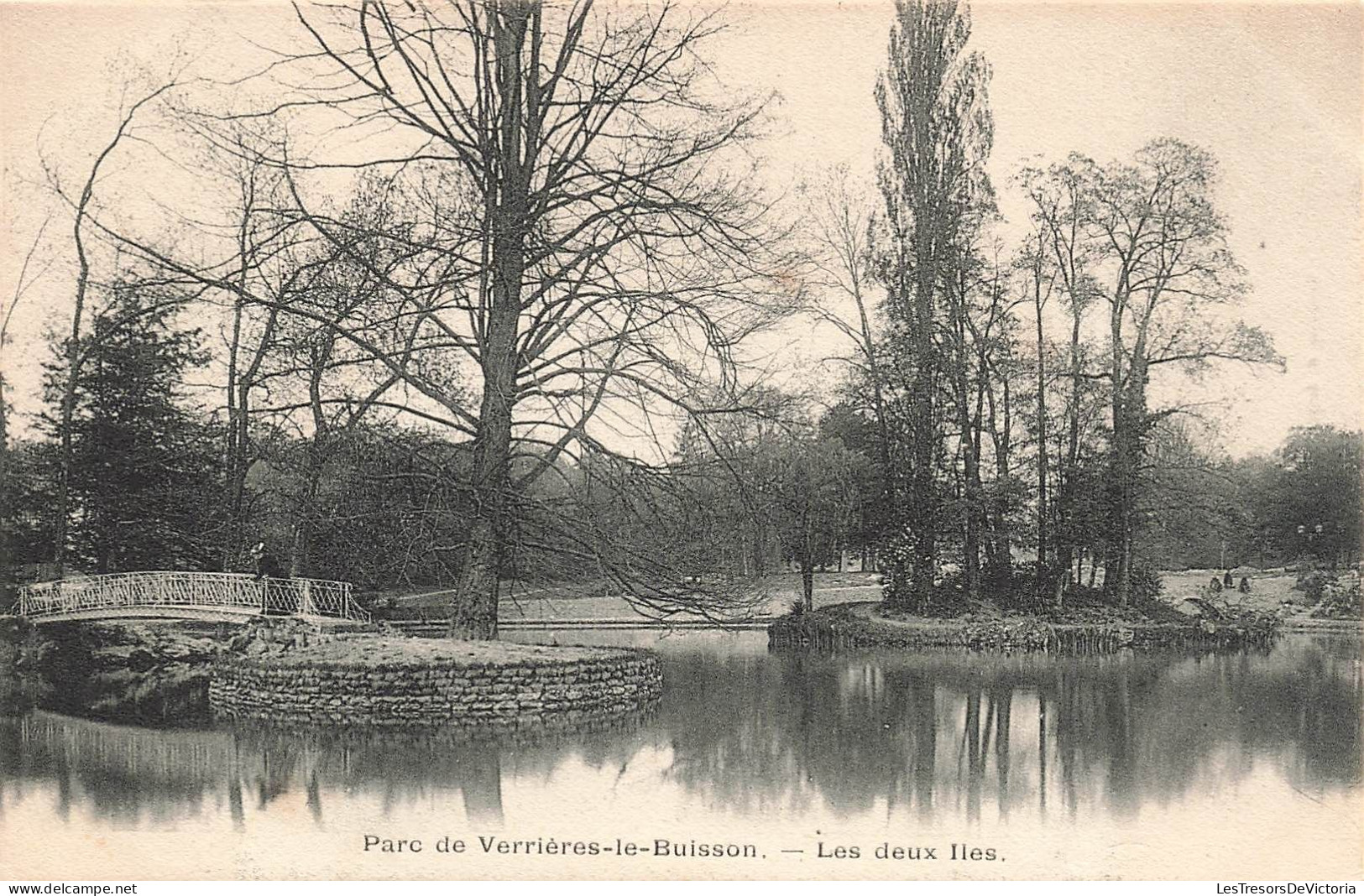 FRANCE - Parc De Verrière Le Buisson - Vue D'ensemble Des Deux îles - Carte Postale Ancienne - Verrieres Le Buisson