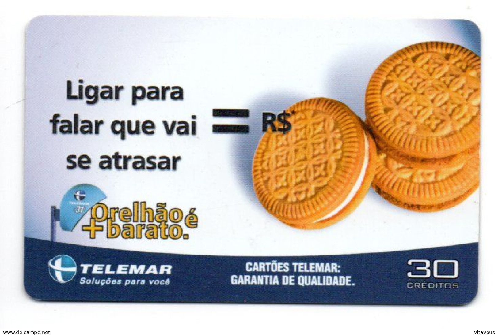 Gâteau Cake  Télécarte Brésil  Phonecard (F 320) - Brasil