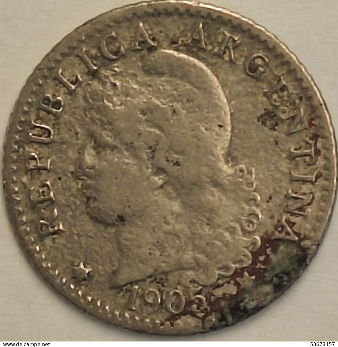 Argentina - 5 Centavos 1905, KM# 34 (#2735) - Argentine