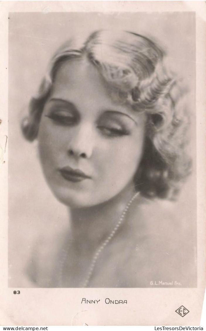 CELEBRITE - Anny Ondra - Actrice - Carte Postale Ancienne - Femmes Célèbres