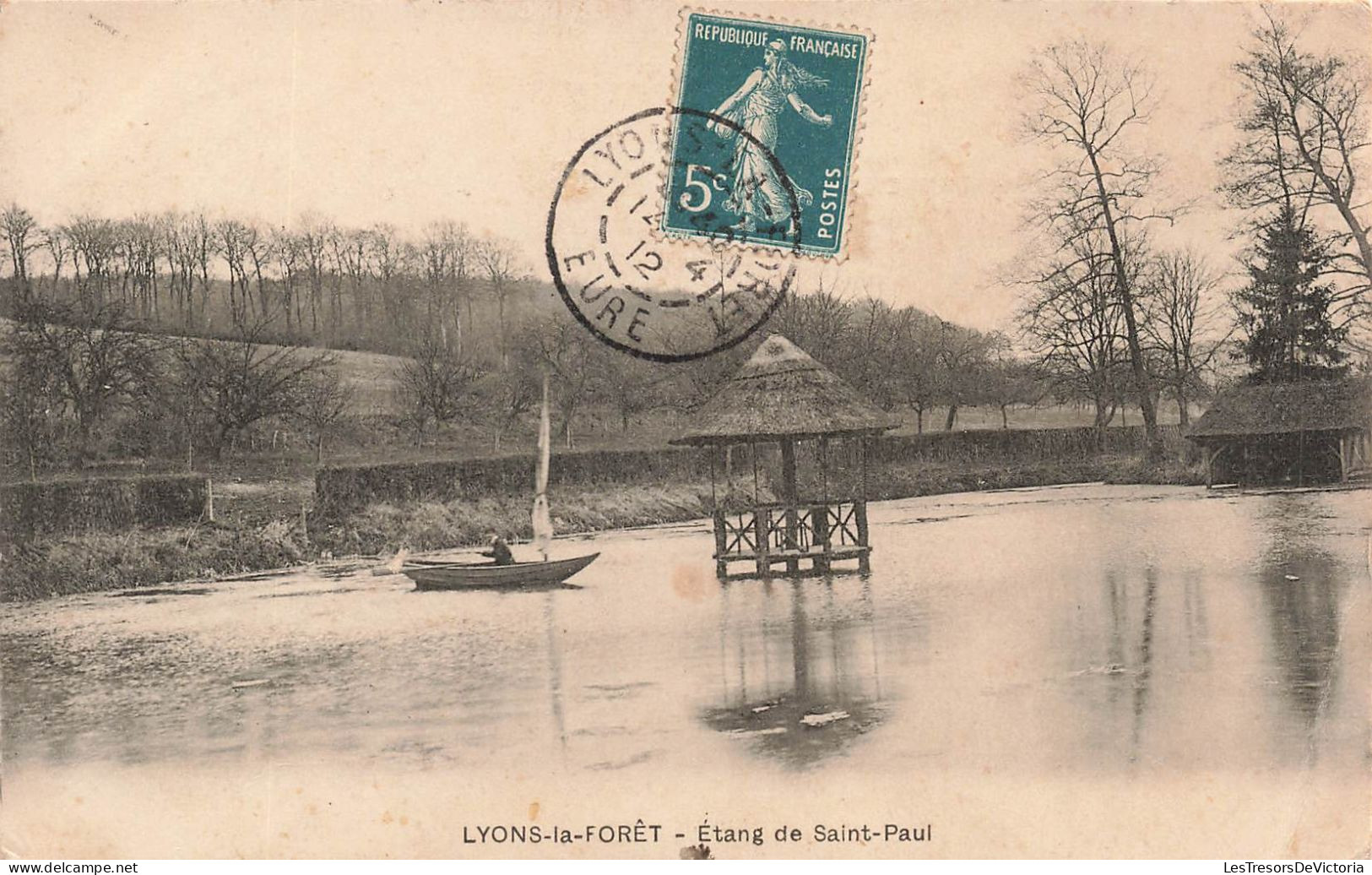 FRANCE - Lyons La Forêt - Vue Sur L'étang De Saint Paul - Carte Postale Ancienne - Lyons-la-Forêt