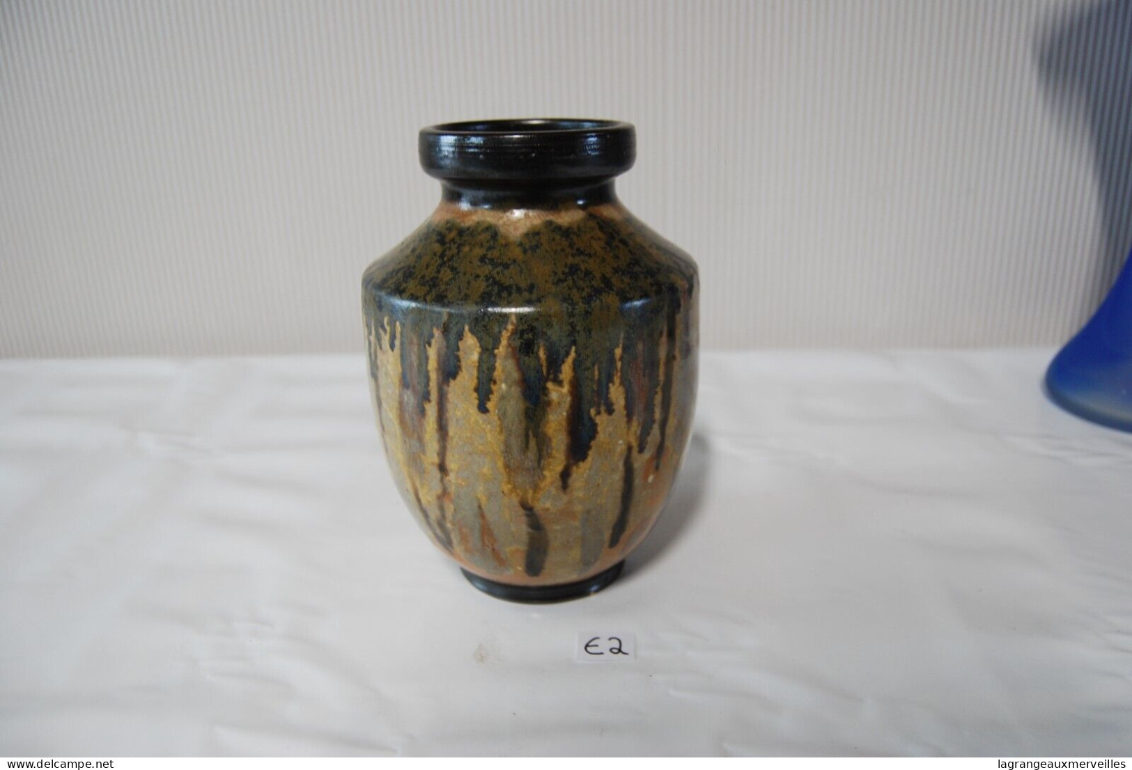 E2 Ancien Vase - Ernest Losson - Céramique émaillée - 1930 1950 - Autres & Non Classés