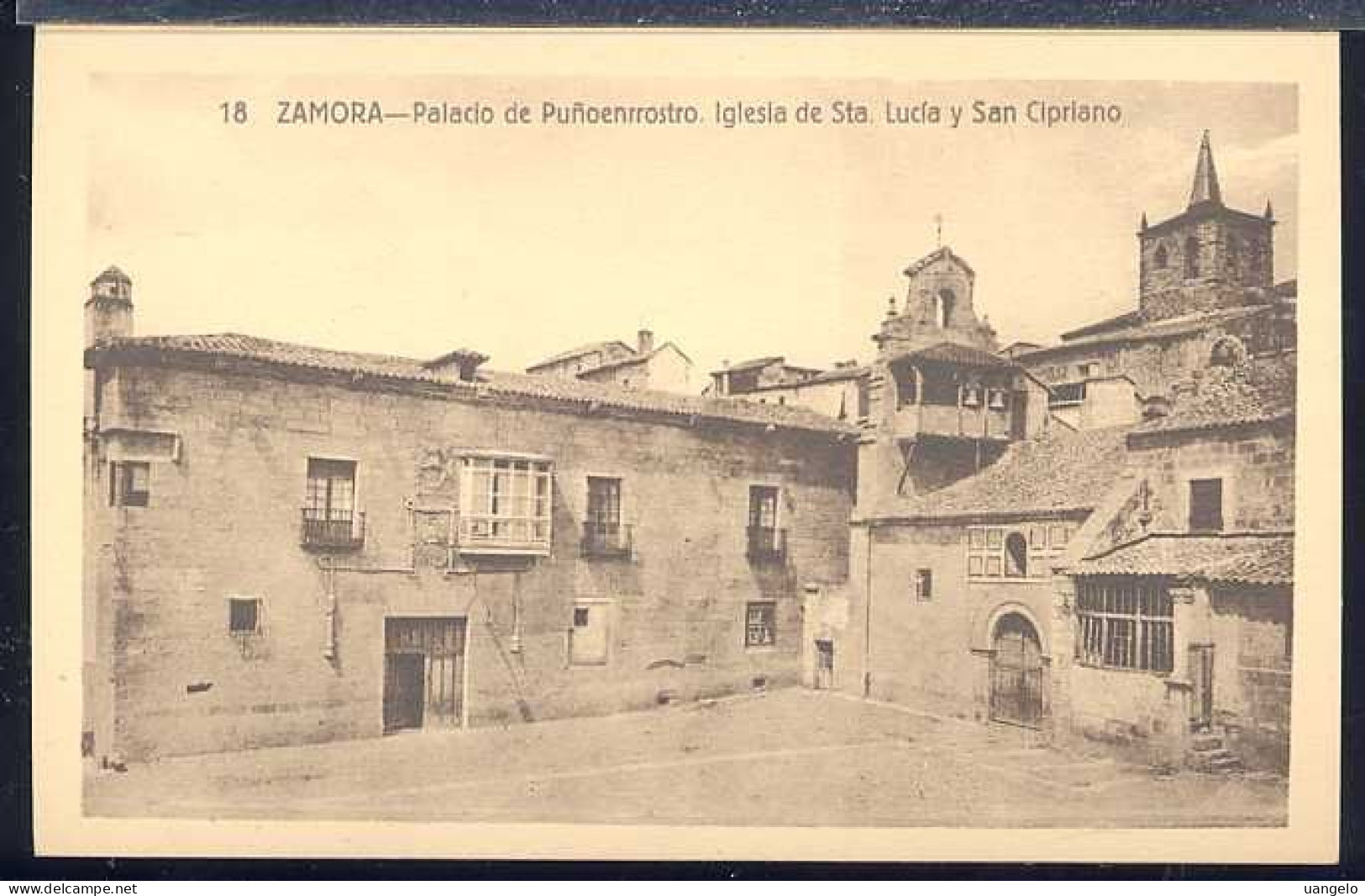 %1120 ZAMORA - PALACIO DE PUNOENRROSTRO , IGLESIA DE Sta LUCIA Y SAN CIPRIANO - Zamora