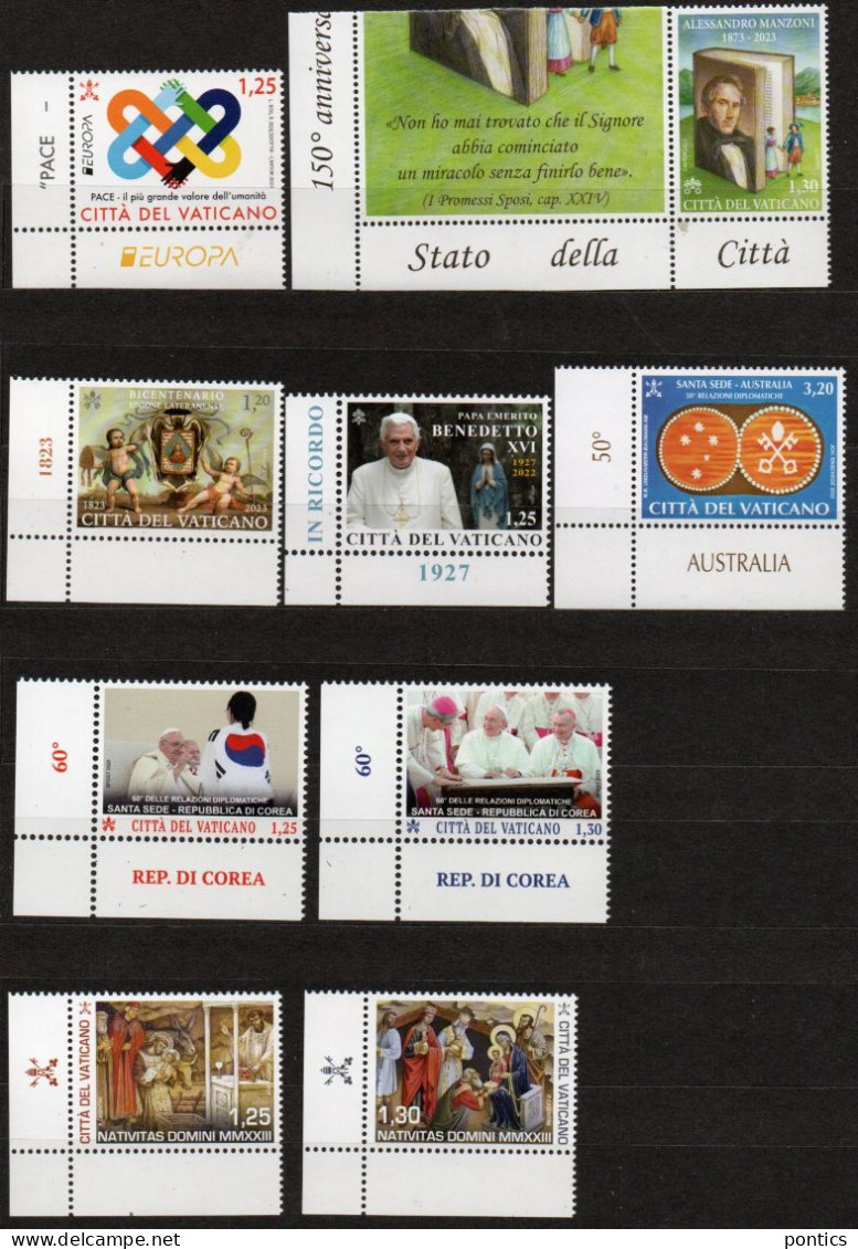 2023 - VATICANO - AHA - ANNATA - 24 VALORI - INVIO GRATUITO ** - Unused Stamps