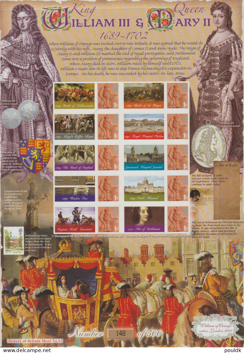 2013 United Kingdom Smilers Sheet - King William IV History Of Britain 93 Business Smilers Sheet UMN/** (L1-D) - Francobolli Personalizzati