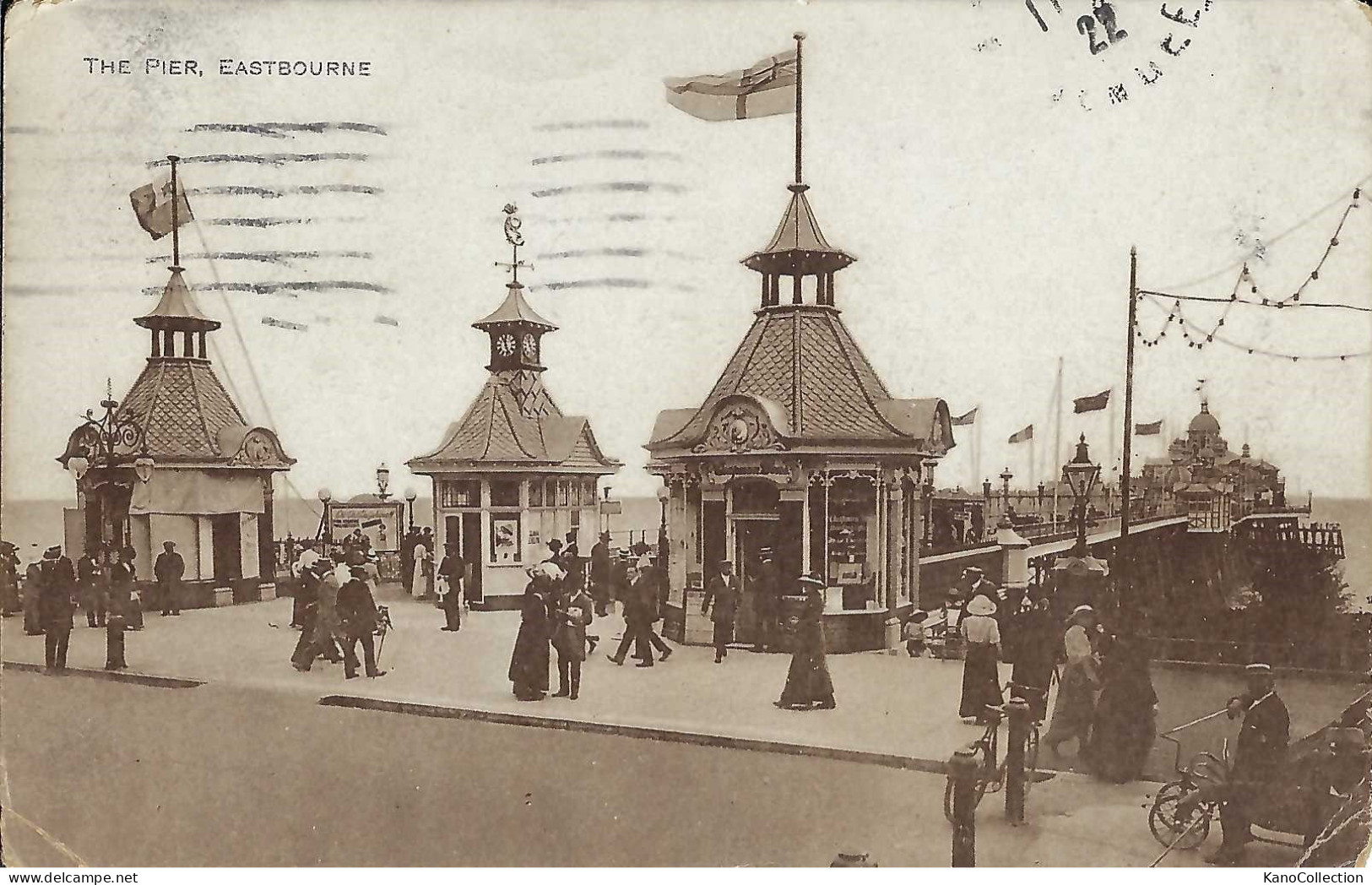 The Pier, Eastbourne, Gelaufen 1922 - Eastbourne