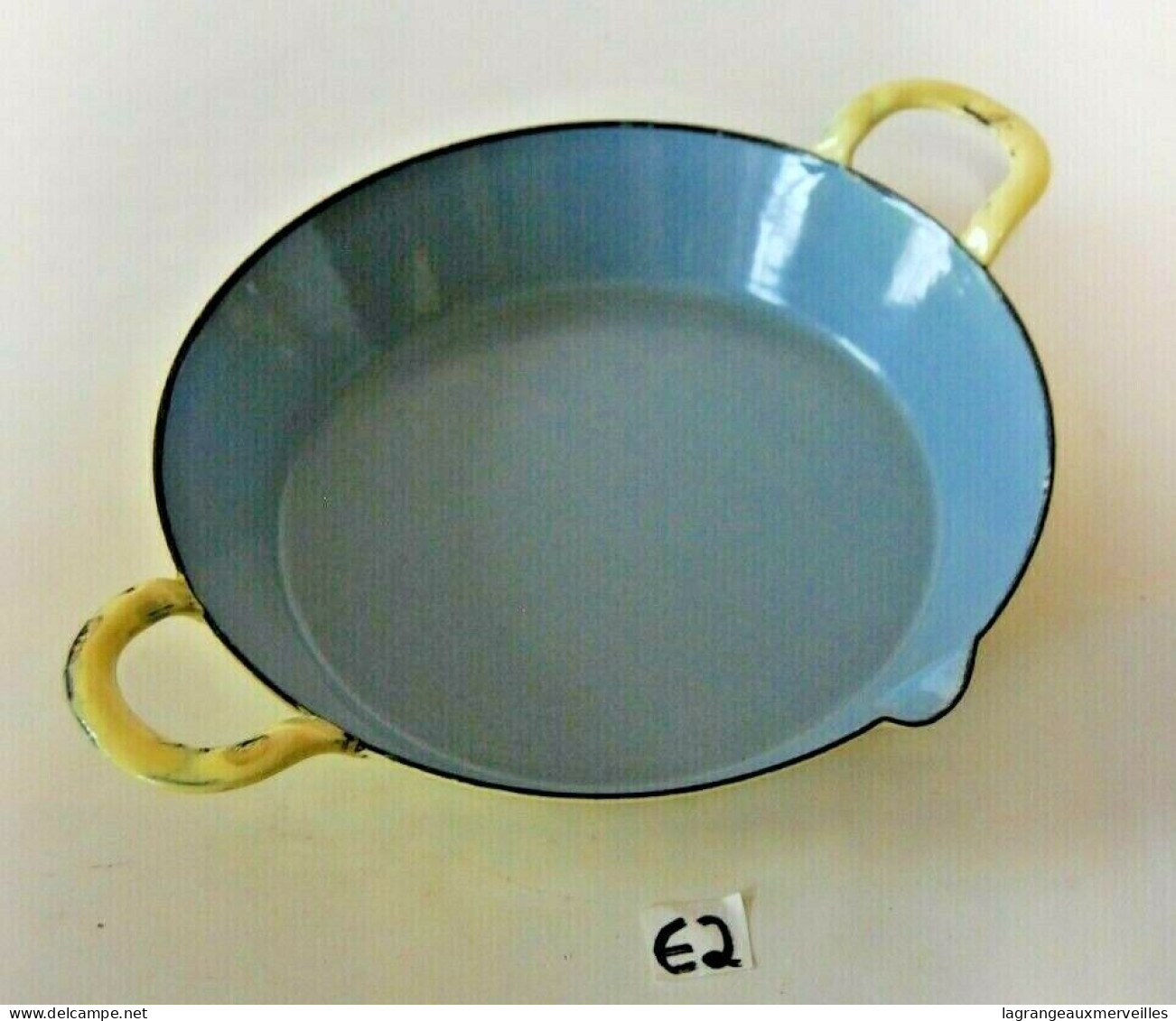 E2 Ancienne Casserole - Richfrite - Vintage - Jaune - Plato