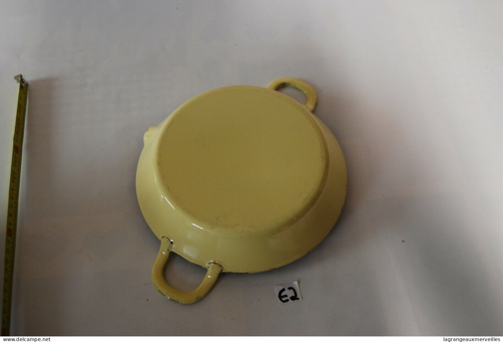 E2 Ancienne Casserole - Richfrite - Vintage - Jaune - Plato