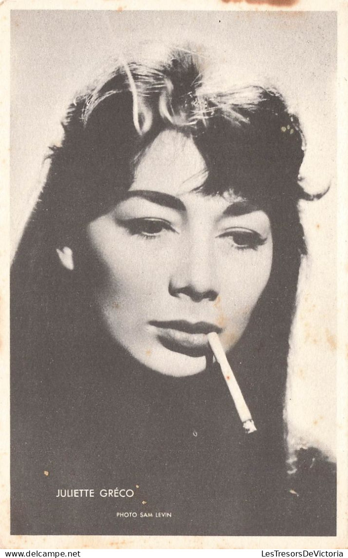 CELEBRITE - Juliette Gréco - Chanteuse Française - Carte Postale Ancienne - Femmes Célèbres