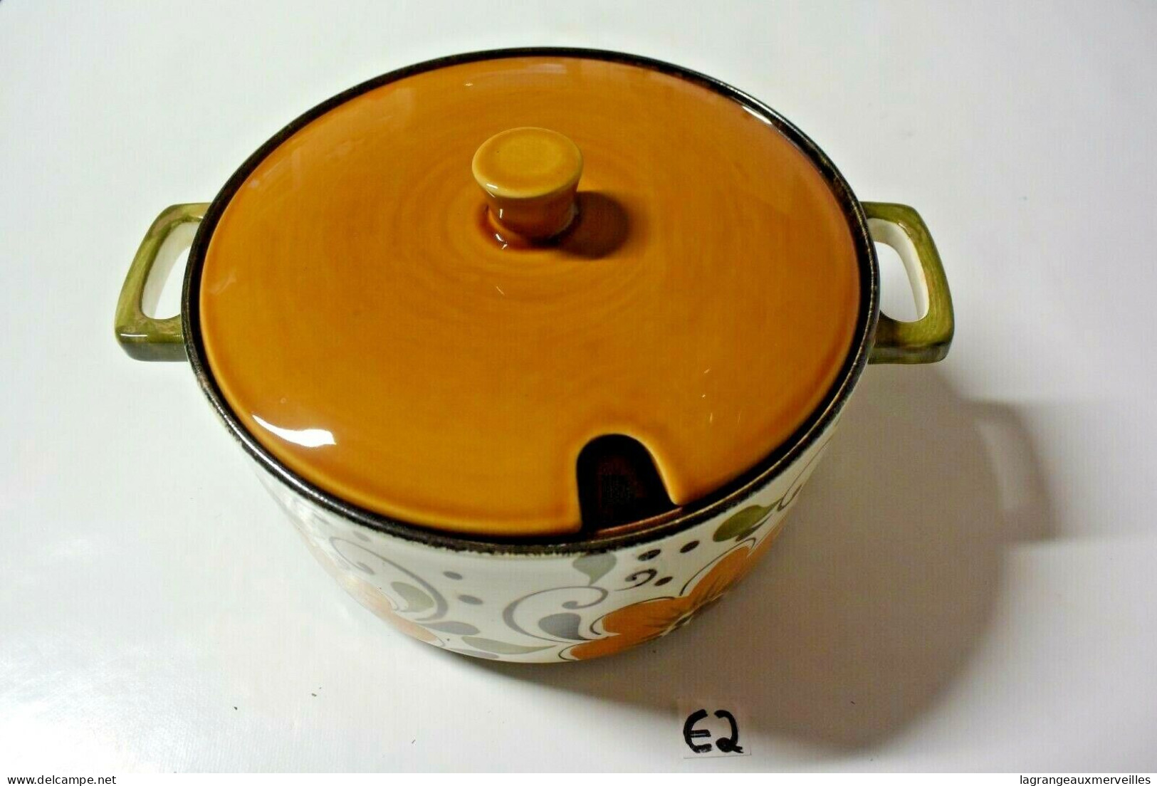 E2 Ancienne Cocotte - Poele - BOCH - Vintage - Casserole - Art De La Table - Portate