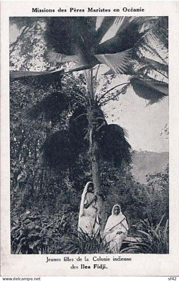 ILES FIDJI                 JEUNES FILLES DE LA COLONIE INDIENNE - Fiji