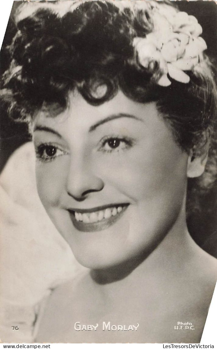 CELEBRITE - Gaby Morlay -  Actrice Française - Carte Postale Ancienne - Femmes Célèbres