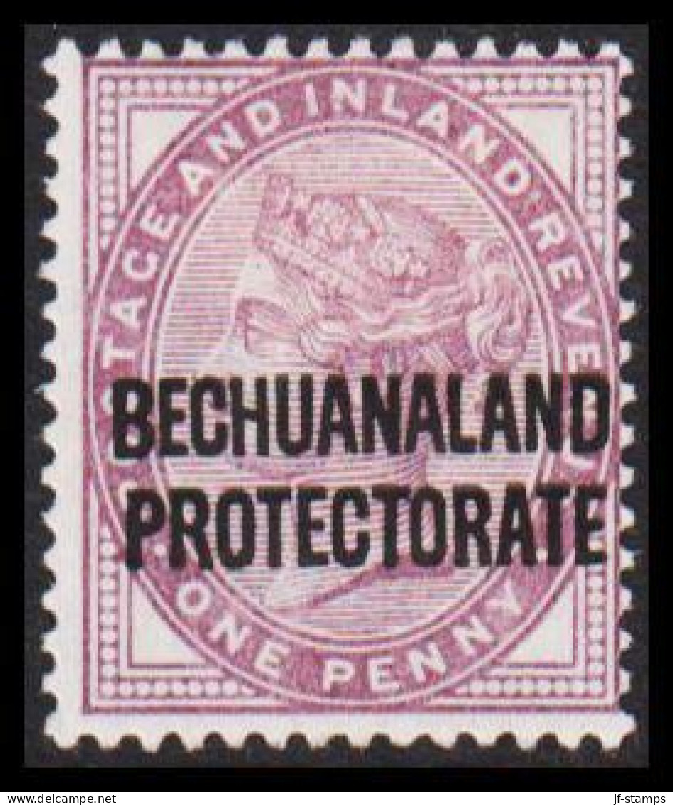 1897. BECHUANALAND. BECHUANALAND PROTECTORATE Overprint On ONE PENNY Victoria. Hinged.  (MICHEL 47) - JF538774 - 1885-1964 Bechuanaland Protectorate
