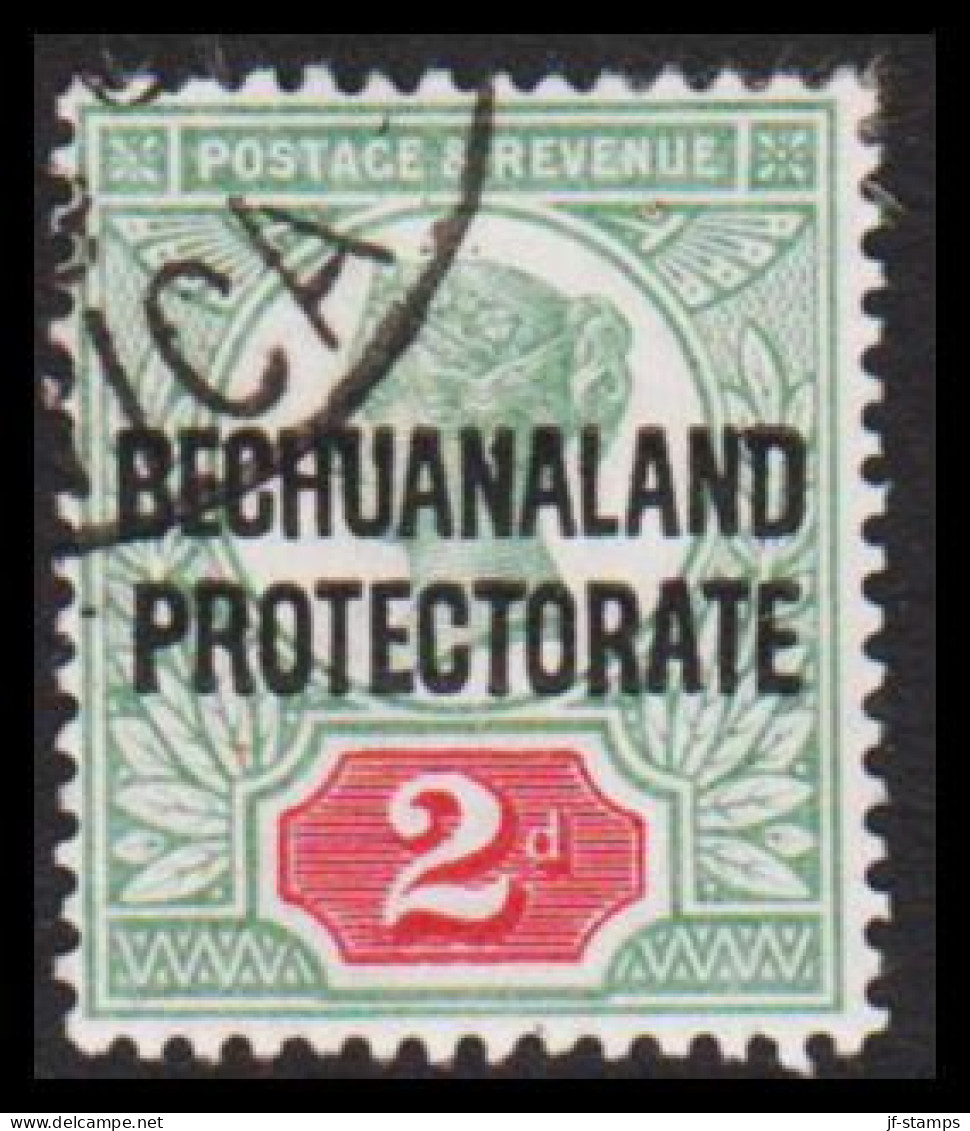 1897. BECHUANALAND. BECHUANALAND PROTECTORATE Overprint On 2 D Victoria.  (MICHEL 48) - JF538775 - 1885-1964 Protectorado De Bechuanaland