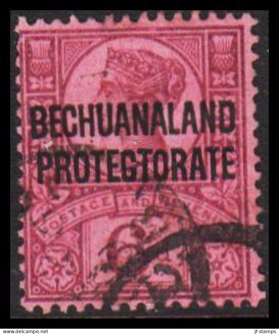 1897. BECHUANALAND. BECHUANALAND PROTECTORATE Overprint On 6 D Victoria.  (MICHEL 51) - JF538776 - 1885-1964 Protectorat Du Bechuanaland