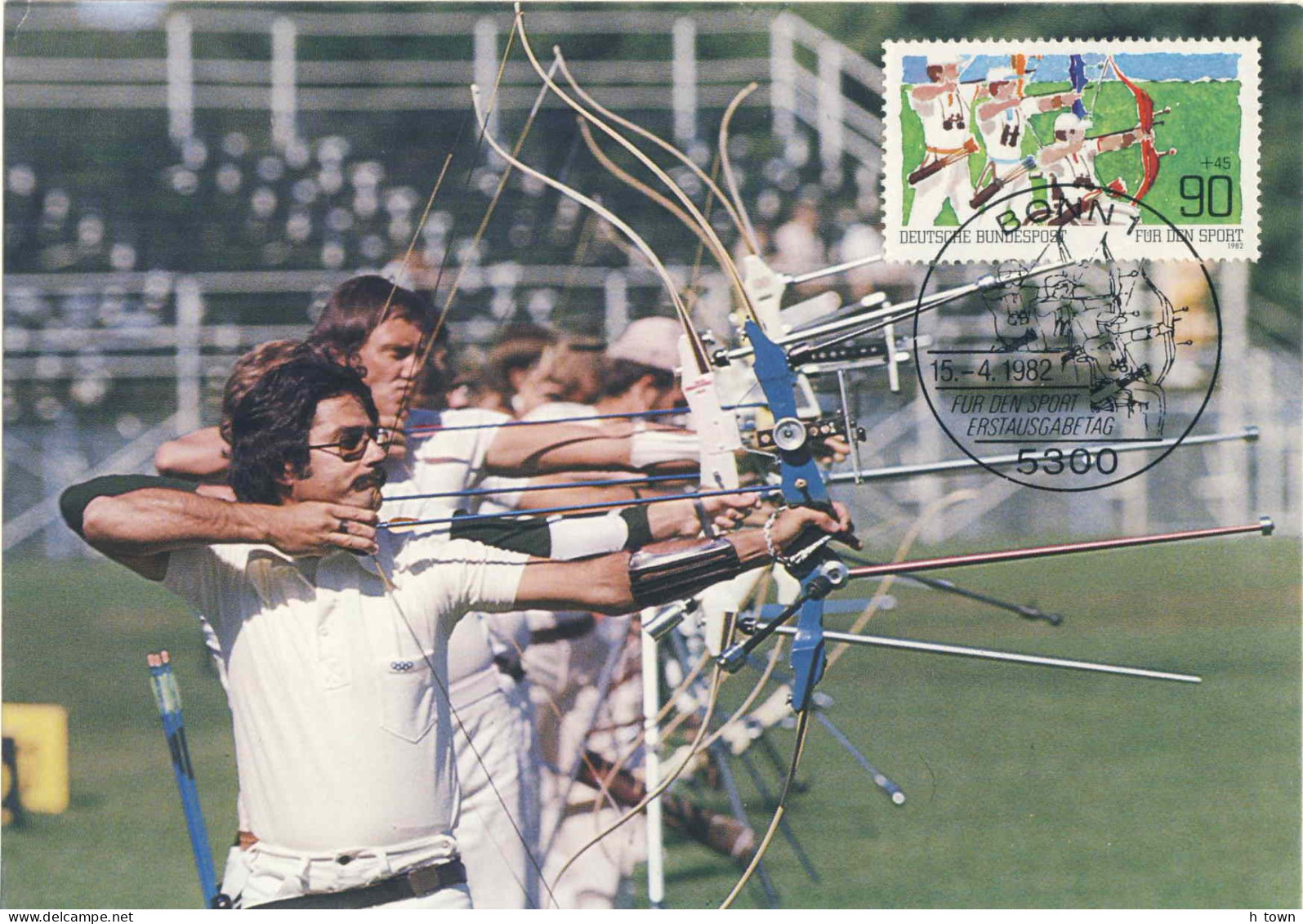 953  Tir à L'arc: Carte Maximum 1er Jour D'Allemagne, 1982 - Archery Maximum Card From Germany - Bogenschiessen