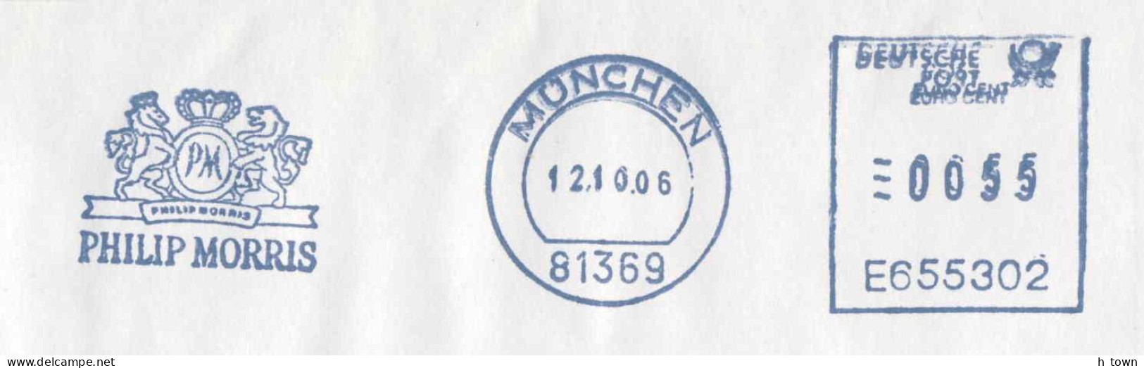 926  Tabac: Ema D'Allemagne, 2006 - Philip Morris Meter Stamp From Germany. Tobacco - Drogen