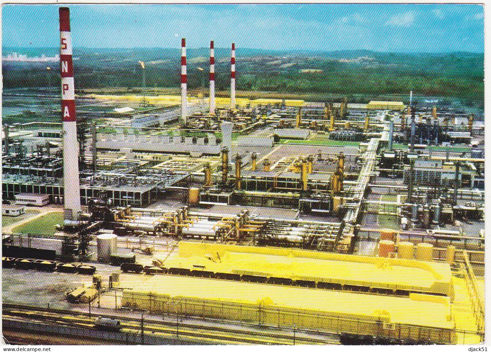 64 - LACQ (B.P.) - Vue Aérienne De L'Usine De La Société Nationale Des Pétroles D'Aquitaine - 1963 - Lacq