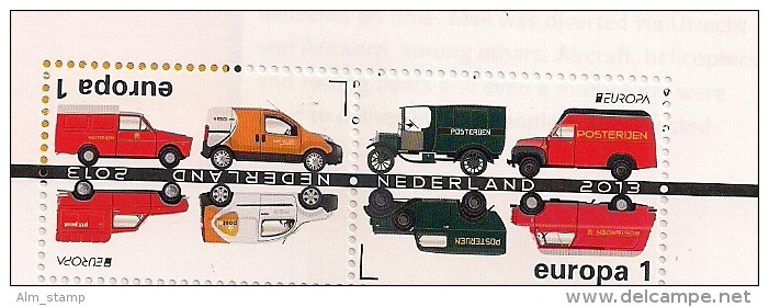 2013 NETHERLANDS, PAYS BAS, NEDERLAND  PRESTIGE BOOKLET **MNH Incl. 3 Pc Bloc - 2013