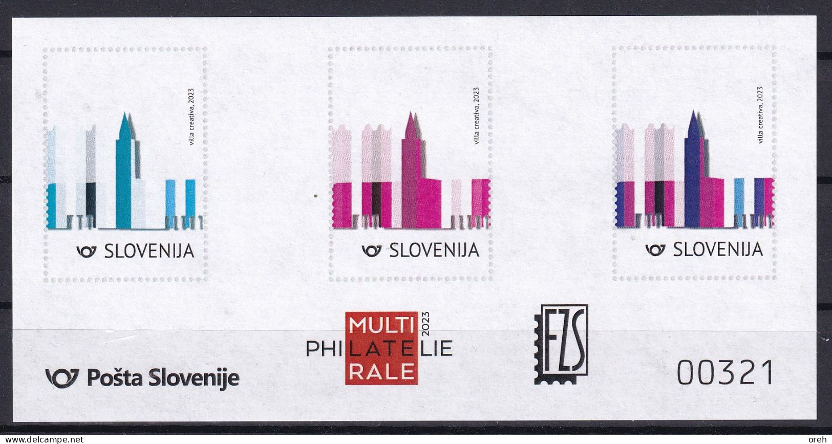 SLOVENIA 2023,ESSAY,MULTILATERALE,PHILATELY,,MNH - Slowenien
