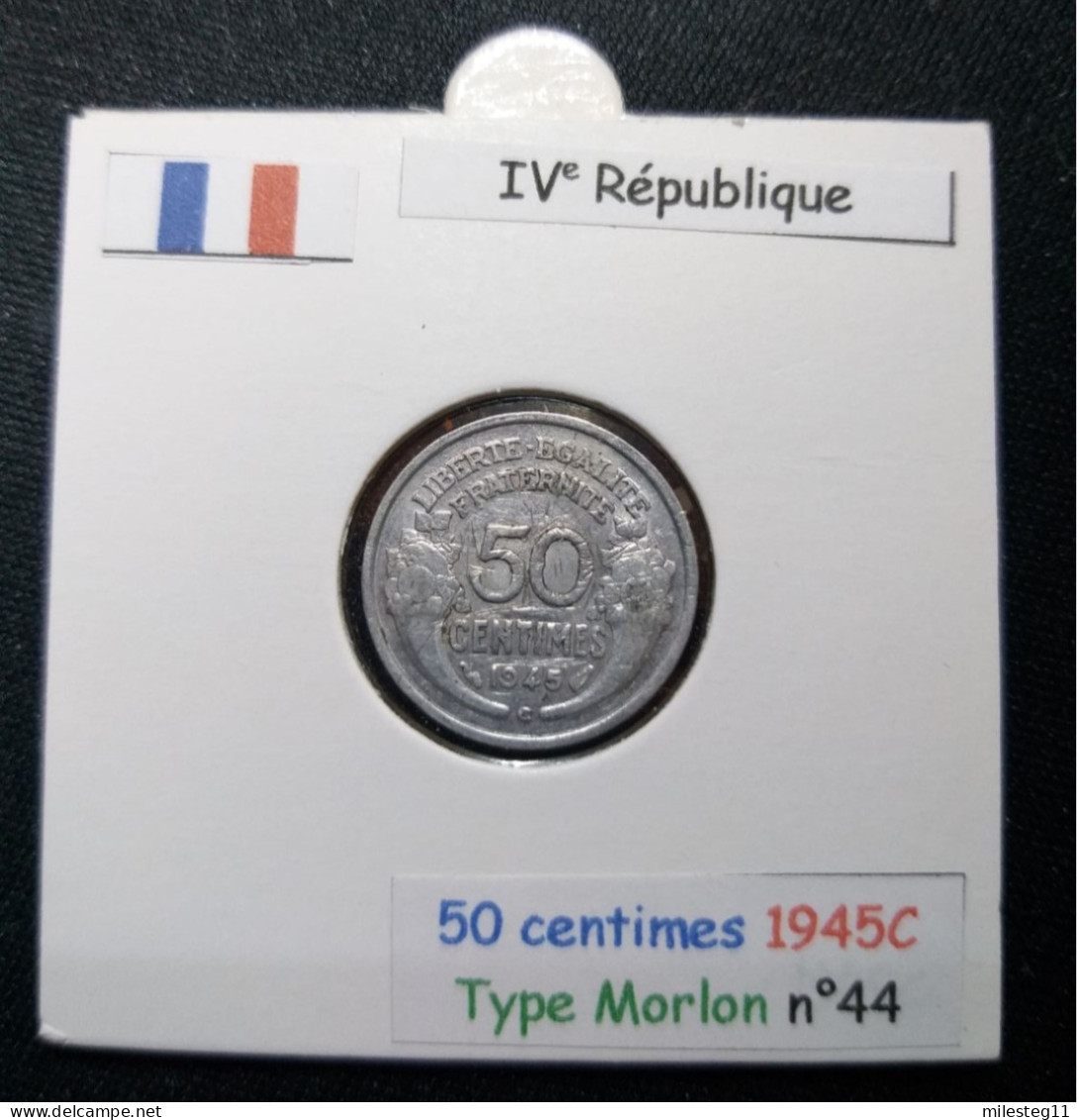 France 1945C 50 Centimes Type Morlon (réf Gadoury N°426a) - 50 Centimes