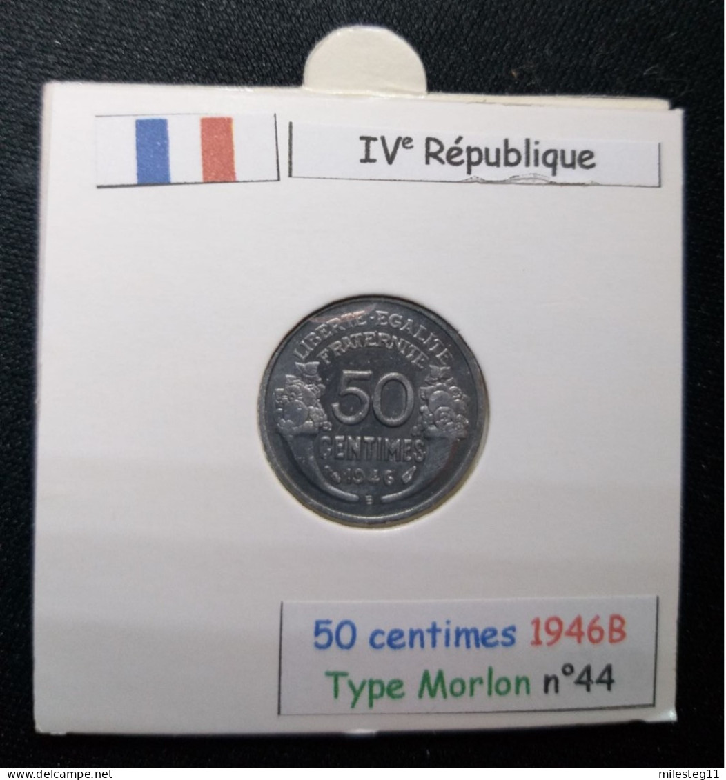 France 1946B 50 Centimes Type Morlon (réf Gadoury N°426a) - 50 Centimes