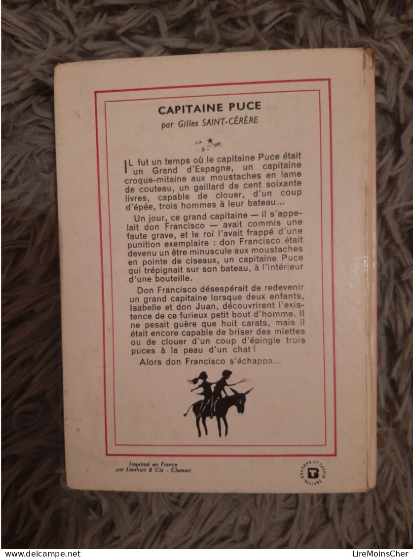 GILLES SAINT-CERERE / CAPITAINE PUCE / NOUVELLE BIBLIOTHEQUE ROSE 1966 ILLUS JEANNE HIVES - Bibliotheque Rose