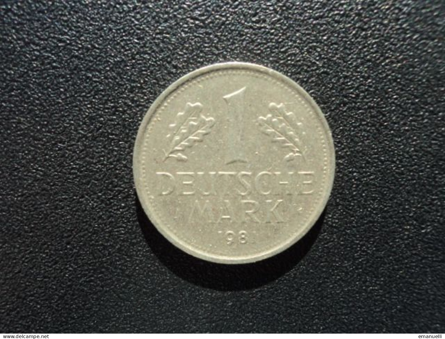 RÉPUBLIQUE FÉDÉRALE  ALLEMANDE : 1 DEUTSCHMARK   1981 G    KM 110     SUP - 1 Marco