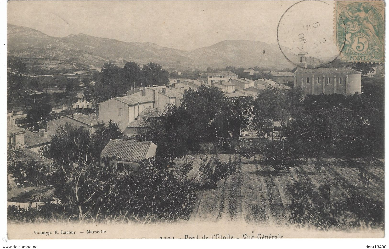 CPA13- PONT DE L'ETOILE- Vue Générale - Roquevaire