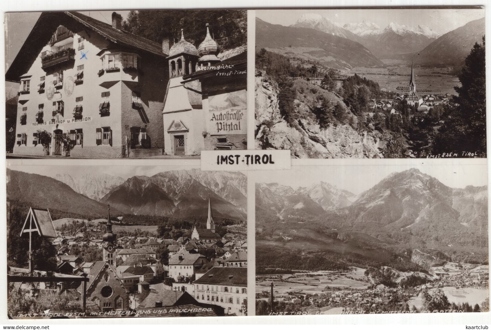 Imst: Neuners Gasthof Pension, Brennbichl, 3x Imst 825 M - (Tirol, Österreich/Austria) - 1966 - Imst