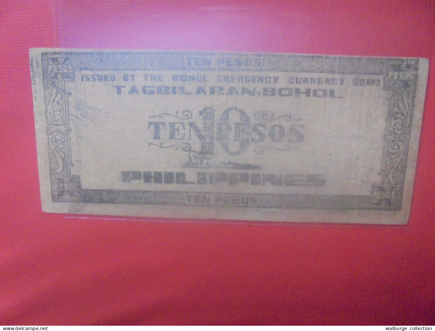 PHILIPPINES (BILLET D'URGENCE) 10 PESOS Circuler (B.31) - Philippines