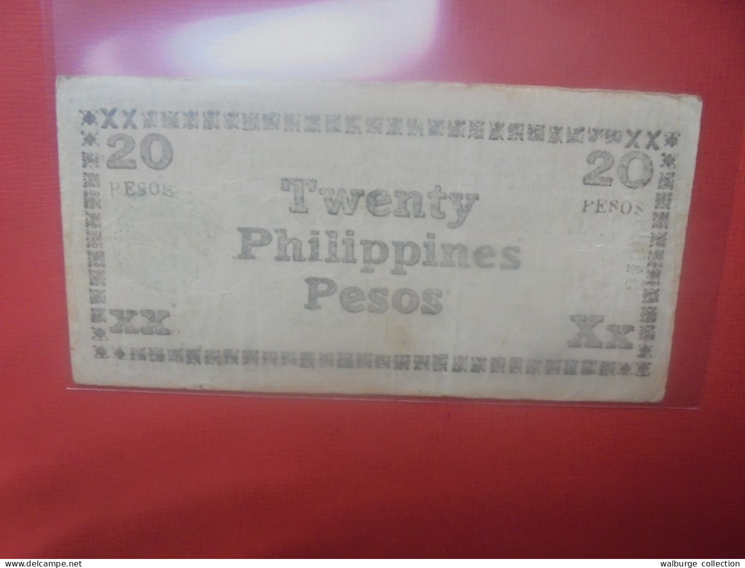 PHILIPPINES (BILLET D'URGENCE) 20 PESOS Circuler (B.31) - Philippines