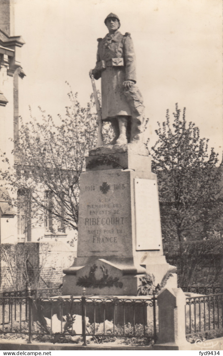 CPA - Ribecourt - Le Monument Aux Morts - Ribecourt Dreslincourt