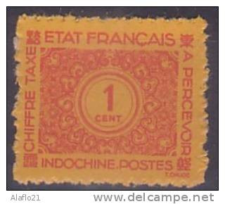 µ12 -  INDOCHINE  -  TAXE N° 75 - NEUF SANS CHARNIERE - Andere & Zonder Classificatie