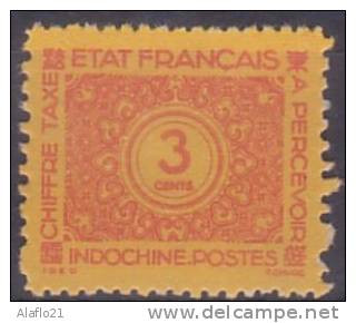 µ12 -  INDOCHINE  -  TAXE N° 77 - NEUF SANS CHARNIERE - Postage Due