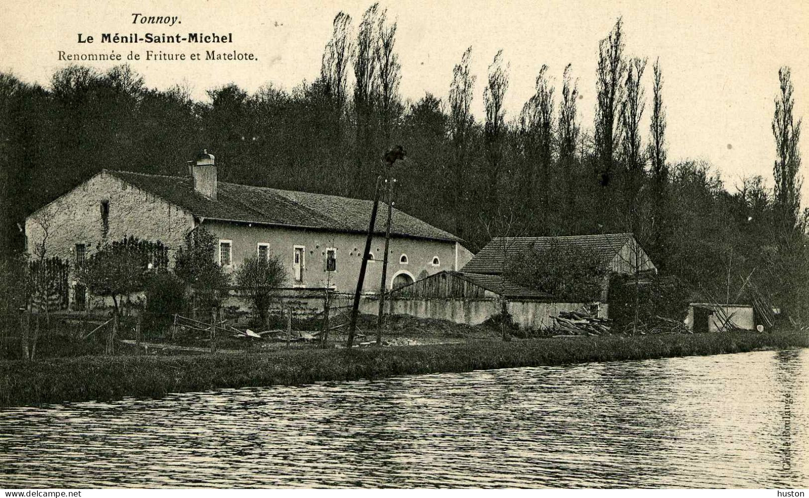 Restaurant,  Renommée De Friture Et Matelote - TONNOY - LE MENIL SAINT-MICHEL (54) - Restaurantes