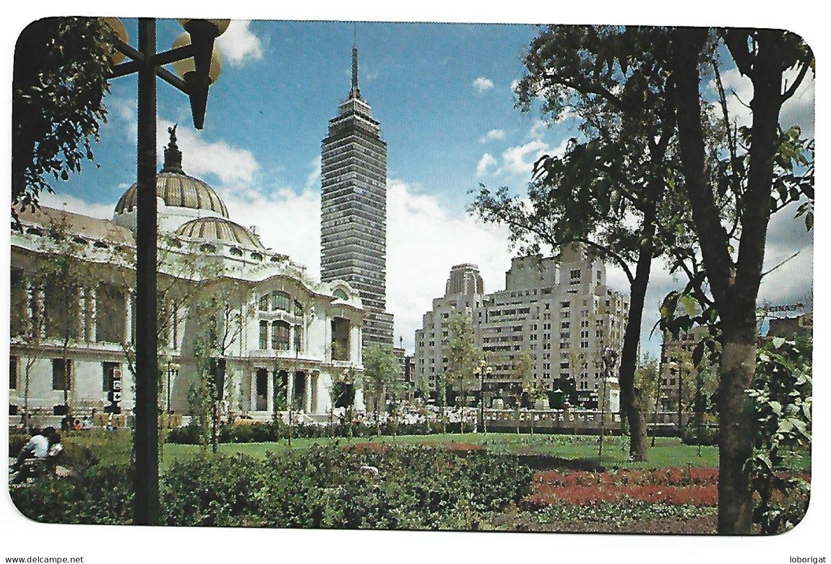 PALACIO DE BELLAS ARTES Y TORRE LATINOAMERICANA.- MEXICO D.F..- ( MEXICO ) - Mexique