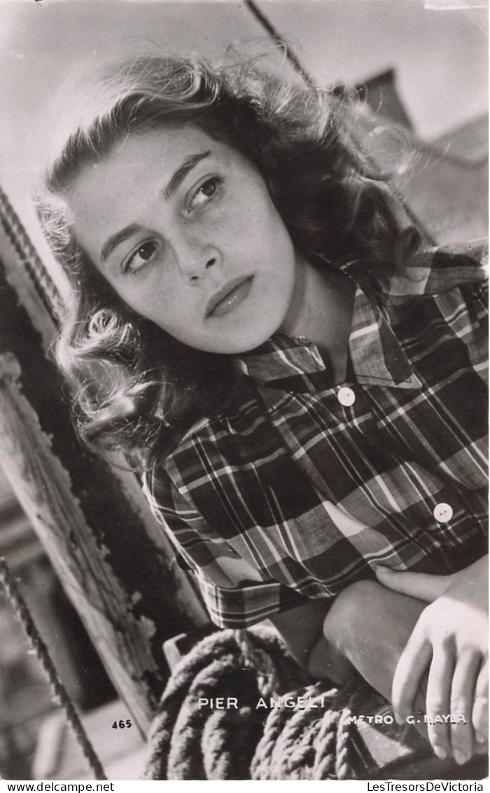 CELEBRITE - Pier Angeli - Actrice - Metro Goldwyn Mayer - Carte Postale Ancienne - Femmes Célèbres