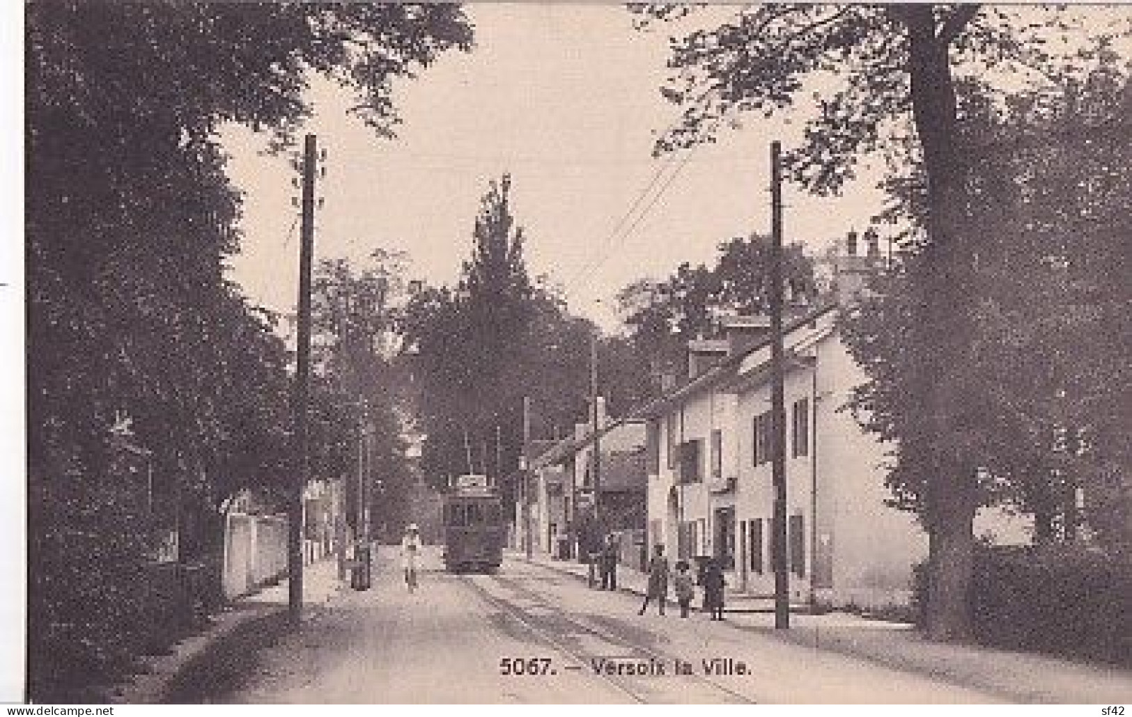 VERSOIX LA VILLE         TRAMWAY EN PP - Versoix