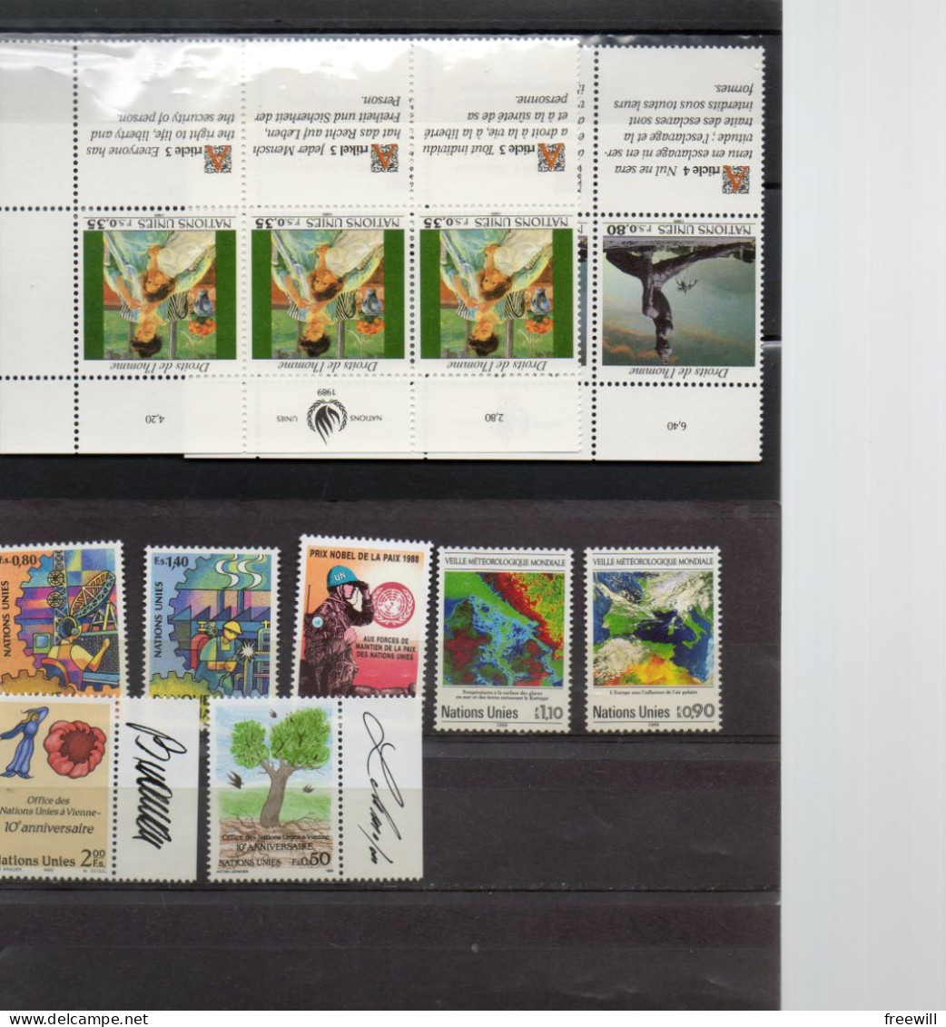 Timbres Divers - Various Stamps -Verschillende Postzegels 1989 XXX - Neufs