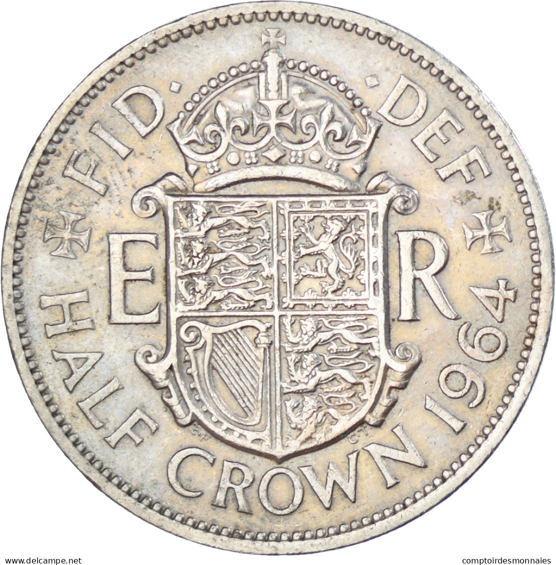 Monnaie, Grande-Bretagne, 1/2 Crown, 1964 - K. 1/2 Crown