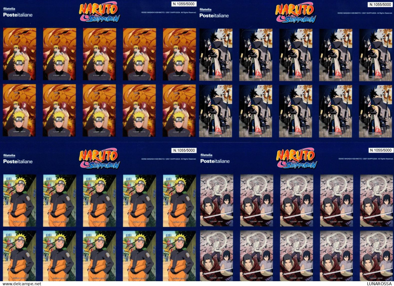Kit Erinnofili Naruto - Shippuden - Kit Contenente 10 Erinnofili. - Erinnophilie