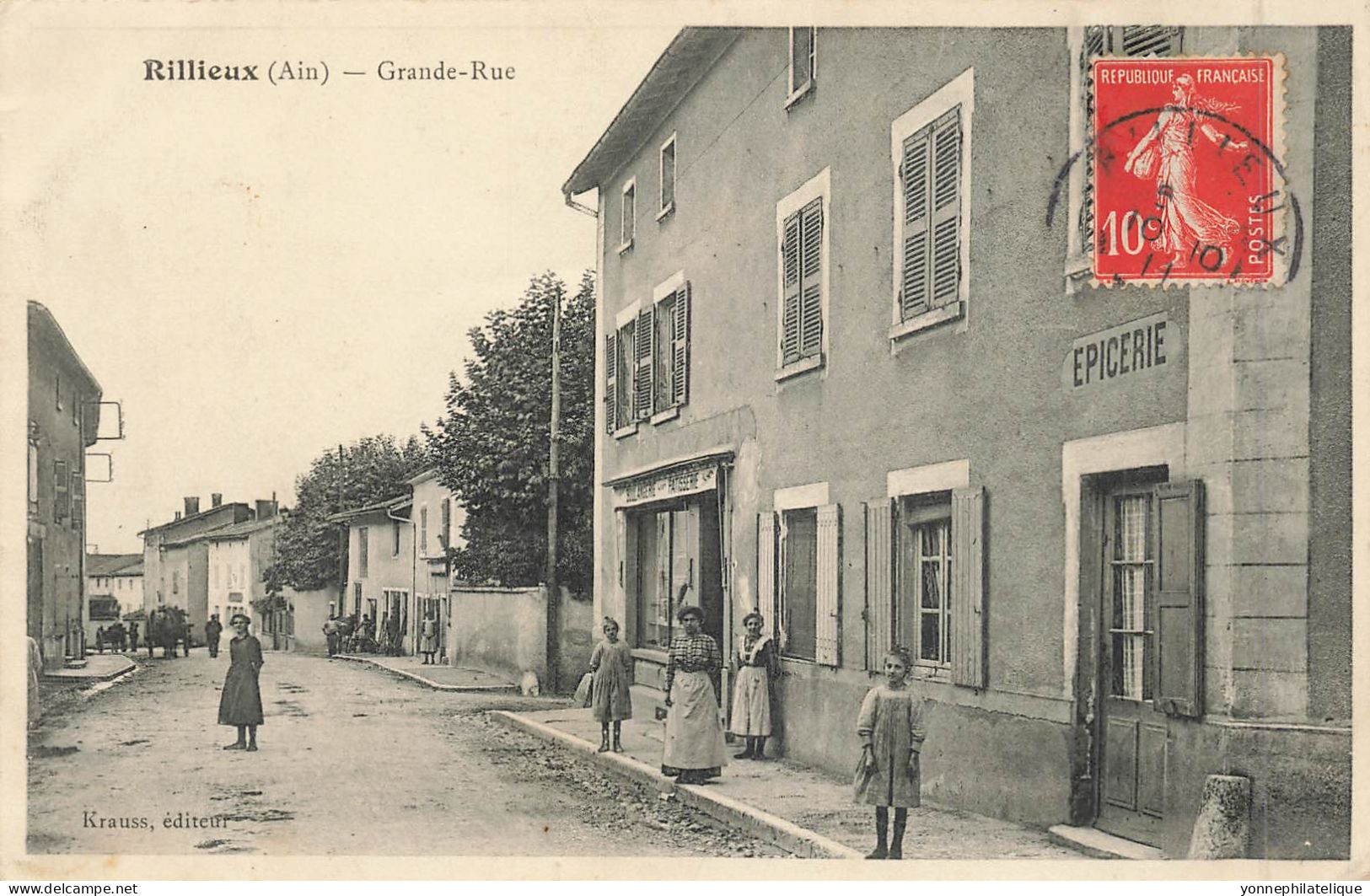 69 - RHÔNE - RILLIEUX - Grande Rue - épicerie, Boulangerie, Pâtisserie - Animation - 10938 - Rillieux La Pape