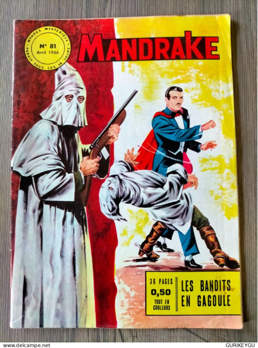 Bd Mandrake N° 81 Mondes Mystérieux - Editions Des Remparts De 1966 - Mandrake